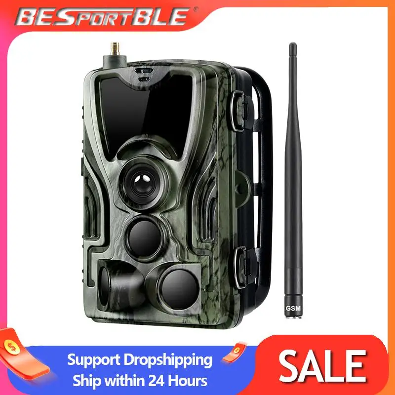 

Беспроводная камера ночного видения для дикой природы, охоты, фотоловушка, фотоловушка, беспроводная тепловизор 1080P IP65