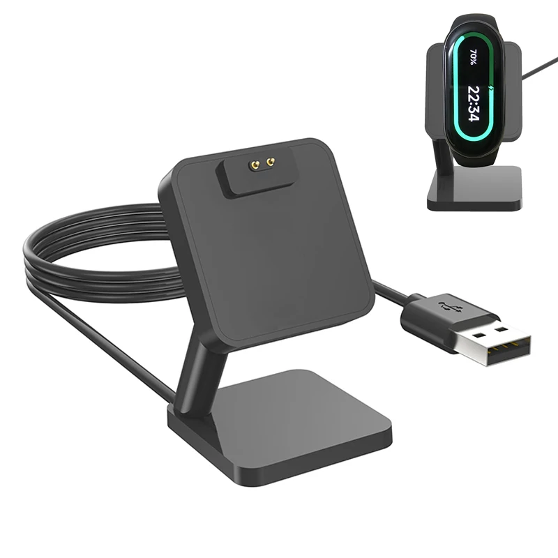 

Desktop Stand Charger USB Charging Cable Dock Charge Adapter Holder For Xiaomi Mi Band 8 NFC Miband Smart Wristband Accessories
