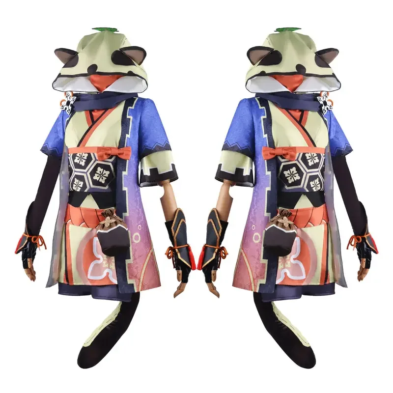 Парик для косплея из аниме-игры Genshin Impact Sayu аксессуары костюма костюм на Хэллоуин