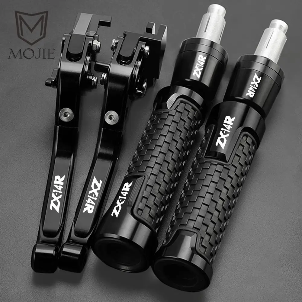 

For KAWASAKI ZX14R ZX 14R 2006-2016 2015 2014 2013 2012 2011 ZX-14R Motorcycle Adjustable Brake Clutch Levers Handle Grip Ends