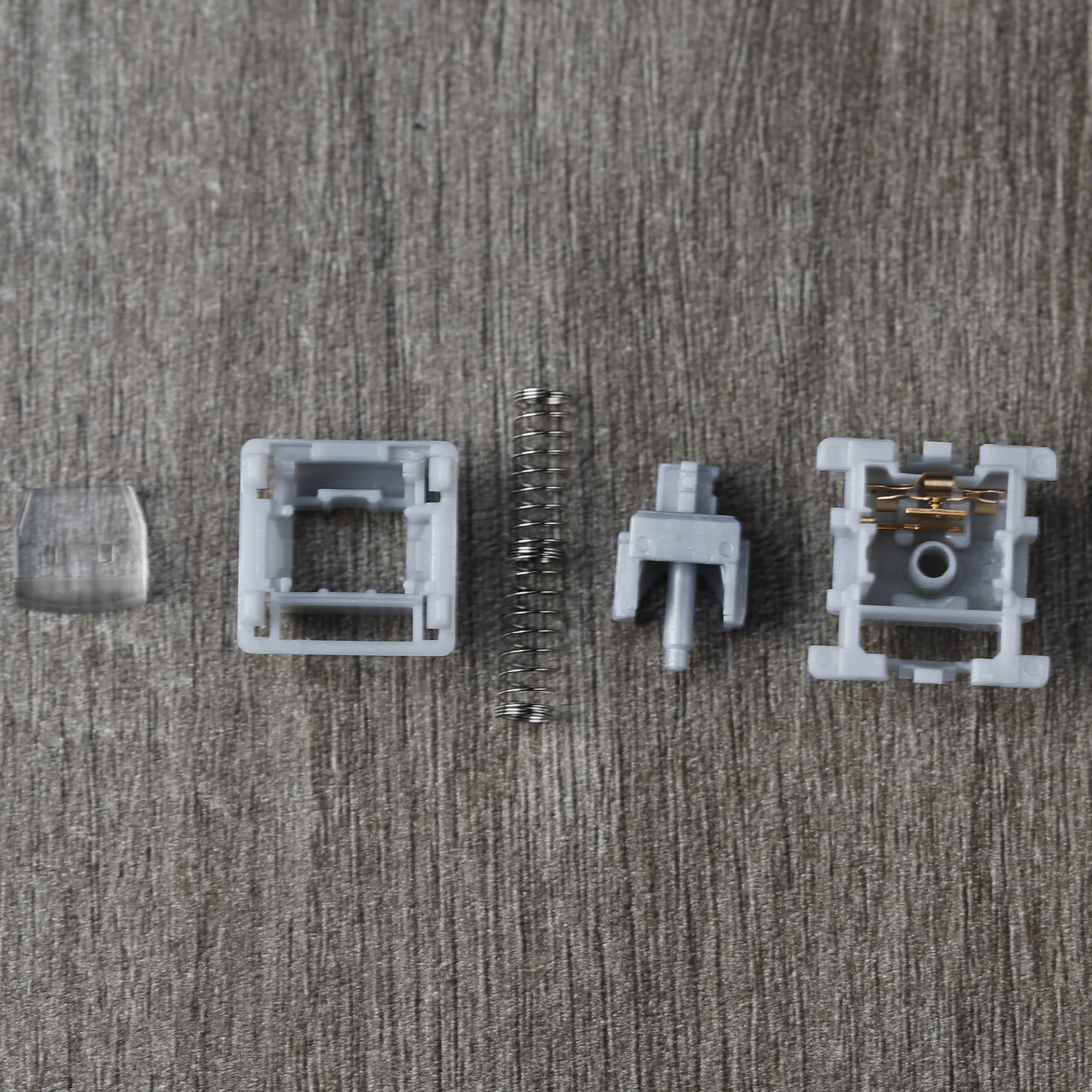5-контактные Серебристые скоростные линейные переключатели GATERON RGB SMD DIY Hotswap для