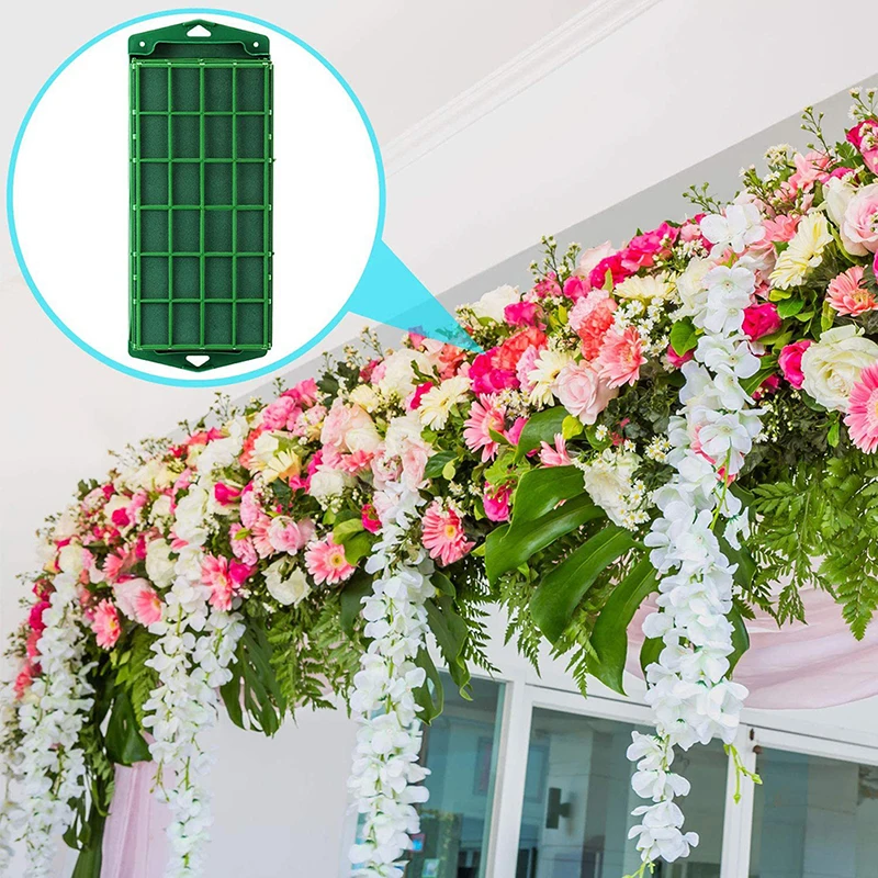 

1Pc Floral Florist Green Foam Brick Oasis Wet Foam Blocks Fresh Flowers Foam Mud for DIY Florist Flower Arrangements Mud Block