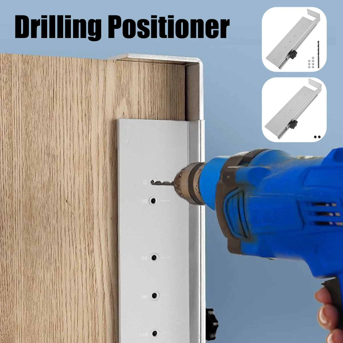 

2/6 отверстий, оборудование для шкафа, зажим для сверления, позиционер для сверления, регулируемый инструмент для шкафа, точный пробойник, телескопическая направляющая для сверления
