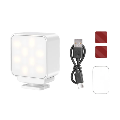 Магнитный заполняющий светильник Flymile для DJI Pocket 3, светильник для видеоблога, мини-светодиодная экшн-камера, заполняющий свет для видео, комбинированная фотография