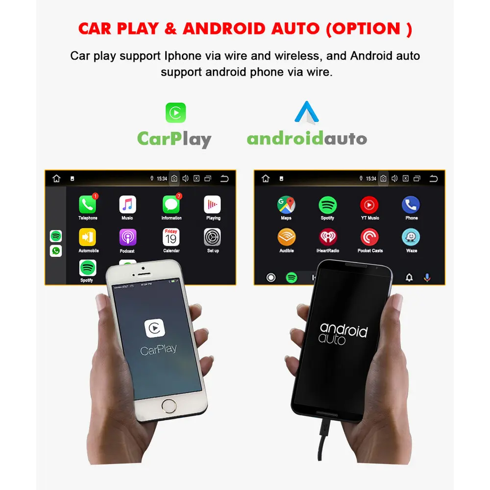 GPS-трекер для Honda Accord 10 1-2015 2013 дюйма 4 + 64 ГБ