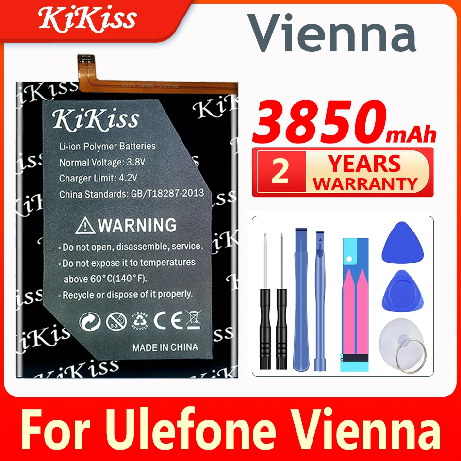 

Сменный аккумулятор KiKiss 3850 мАч vienna для смартфона Ulefone Vienna, аккумулятор ACCU
