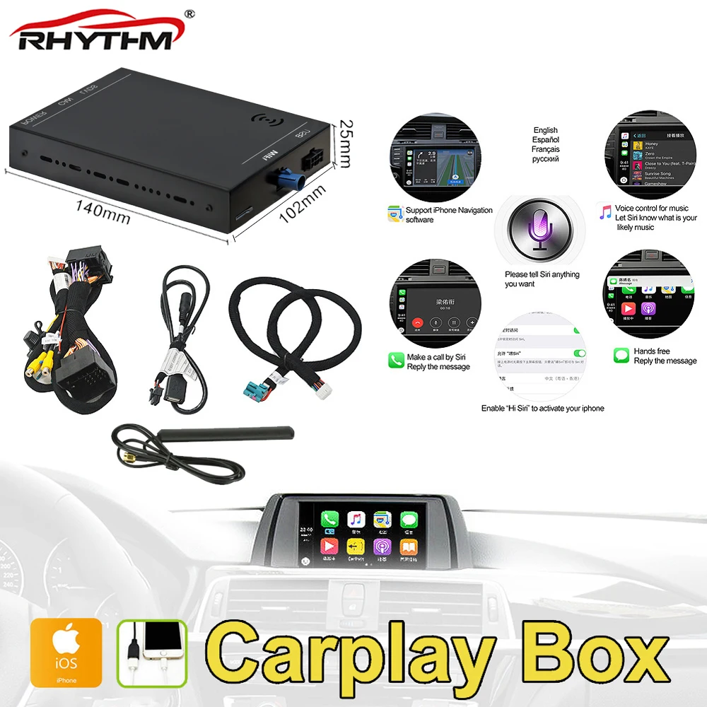 

Wireless Carplay Android Auto for VW Volkswagen MIB1/ MIB2 Golf 7 Tiguan Polo Seat OEM Screen Upgrade Decoder Box Mirror Link