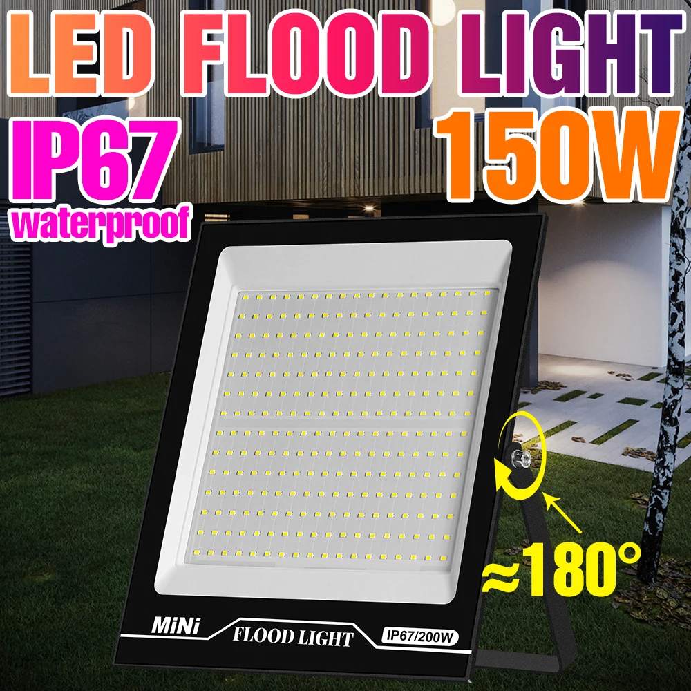 Street Lamp Focos LED Flood Light Outdoor Reflector Stairs Wall Lighting Corridor Lamp 10W 20W 30W 50W 100W 150W 200W FloodLight