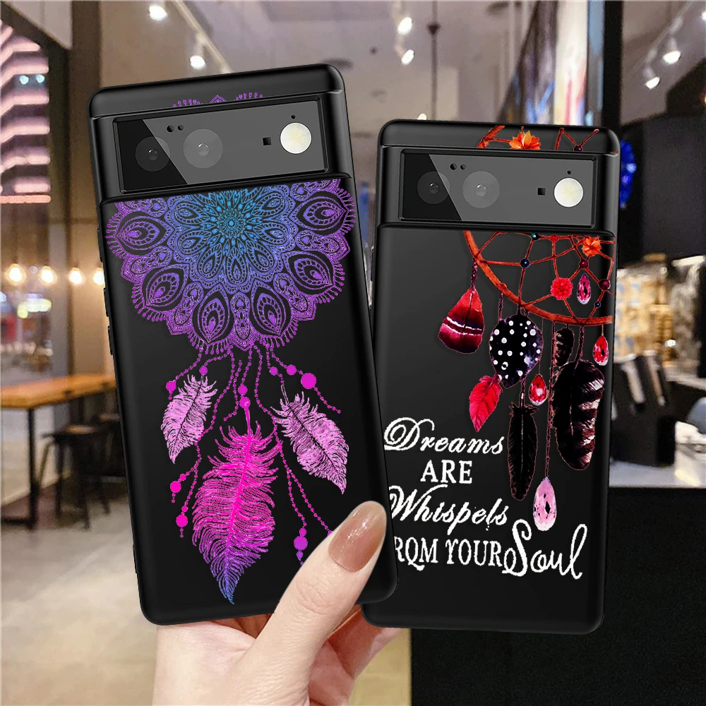 

Dream Catcher Phone Case for Google Pixel 7a 7Pro 7 6a 6 6Pro 5 5a 5G 4XL 4 2 3XL 2XL 3 3a 3aXL 4a Soft Silicone Cover Capinha