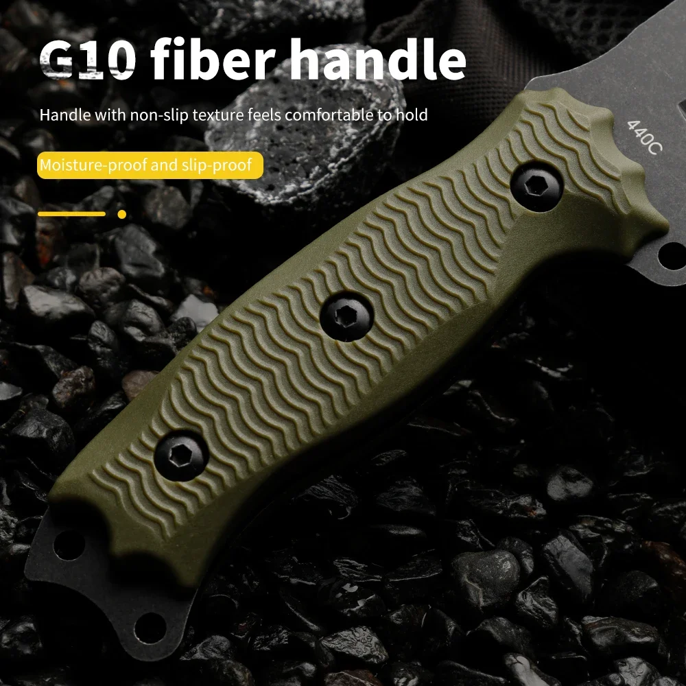 Высококачественное многофункциональное фиксированное лезвие - нож для кемпинга