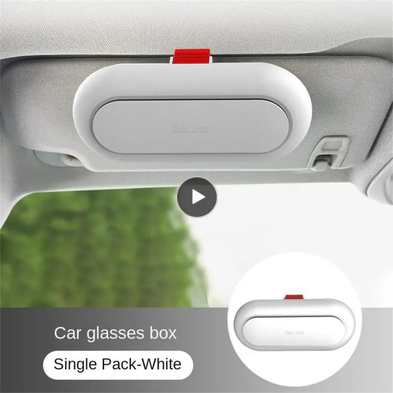 

Sunshade Storage Card Clip Durable Telescopic Clip Glasses Case Universal Sunglasses Holder Car Glasses Box Car Accessories