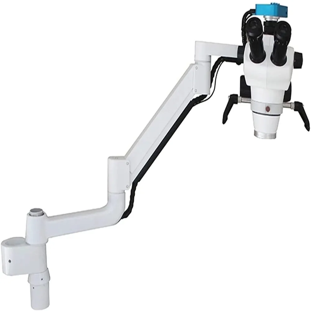 Стоматологический микроскоп стерео зум с гибкой рукояткой для