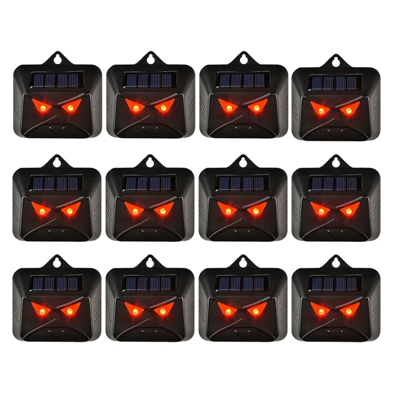 

12 Packs Animal Repellent,Solar Predator Control Lights,Deer Raccoon Fox Repellent For Gardens,Motion Sensor