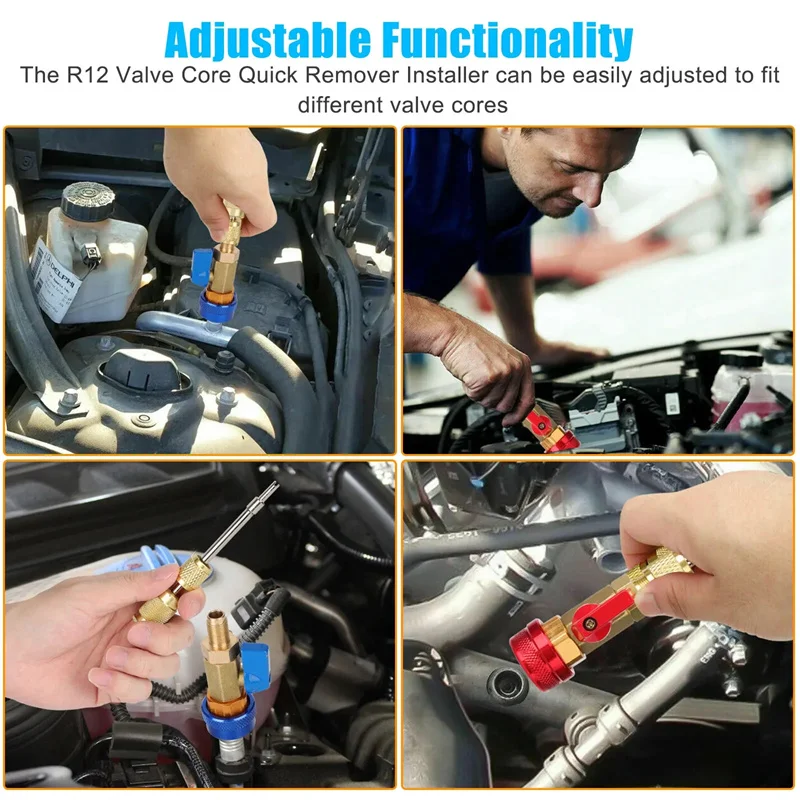 R134A R1234YF Инструмент для быстрой установки инструмента удаления сердечника