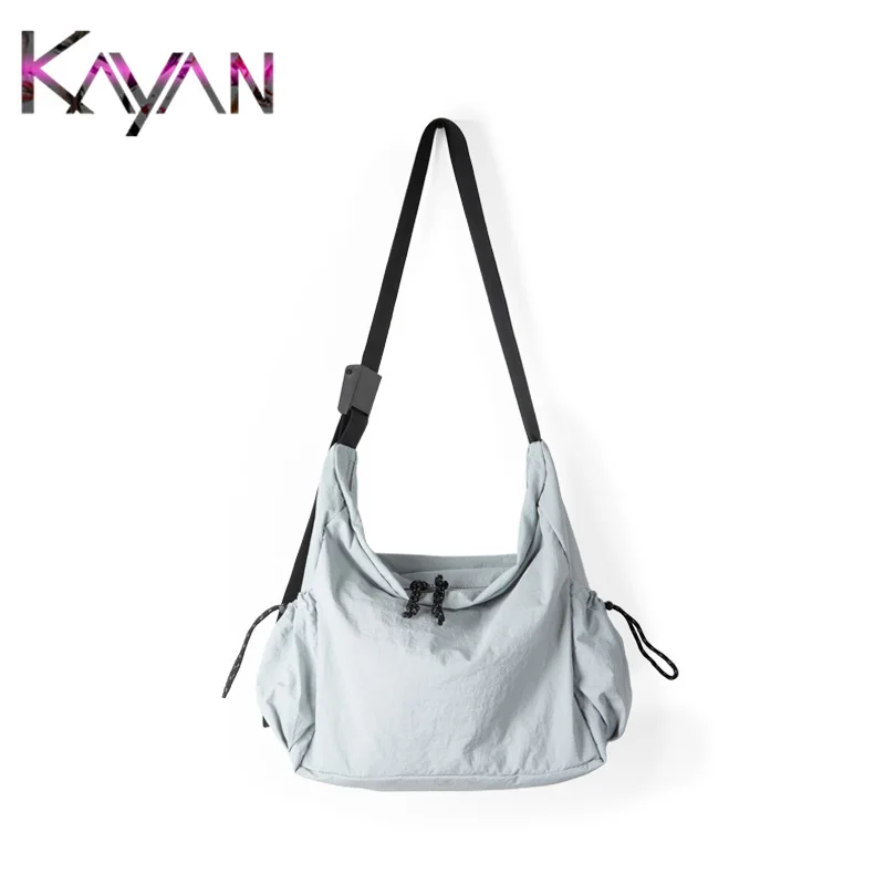 

Повседневная универсальная нейлоновая женская сумка через плечо, Ультралегкая Большая Сумка Хобо для женщин, мессенджер-слинг, ранец на шнурке