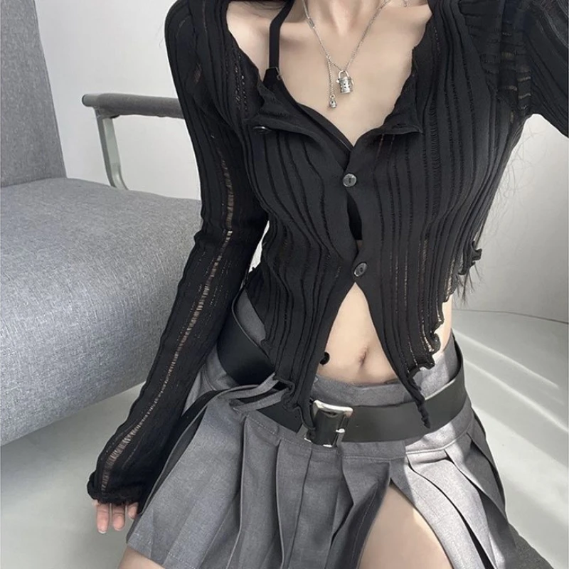 Футболки женские трикотажные с длинным рукавом однотонные Асимметричные