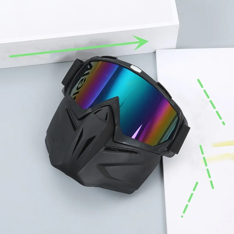 

New Motorcycle Mask Goggles Trail Bike Helmet Ski Goggles