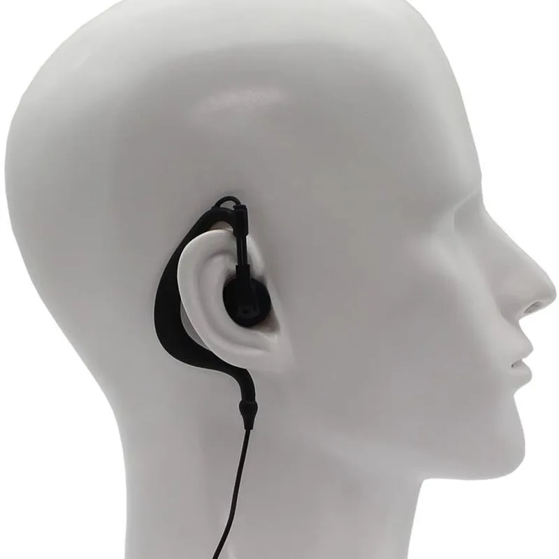 10 Pack lot 1 Pin 2.5mm G Shape Walkie Talkie Headset with PTT Mic Two Way Radio Earpiece Earphone for Motorola Talkabout Cobra enlarge