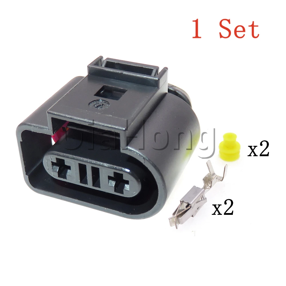 

1 компл., 2-сторонний разъем 1K0973202 для автомобильного антифриза, проводной разъем для VW Audi 1K0 973 202, разъемы для кабеля датчика уровня воды