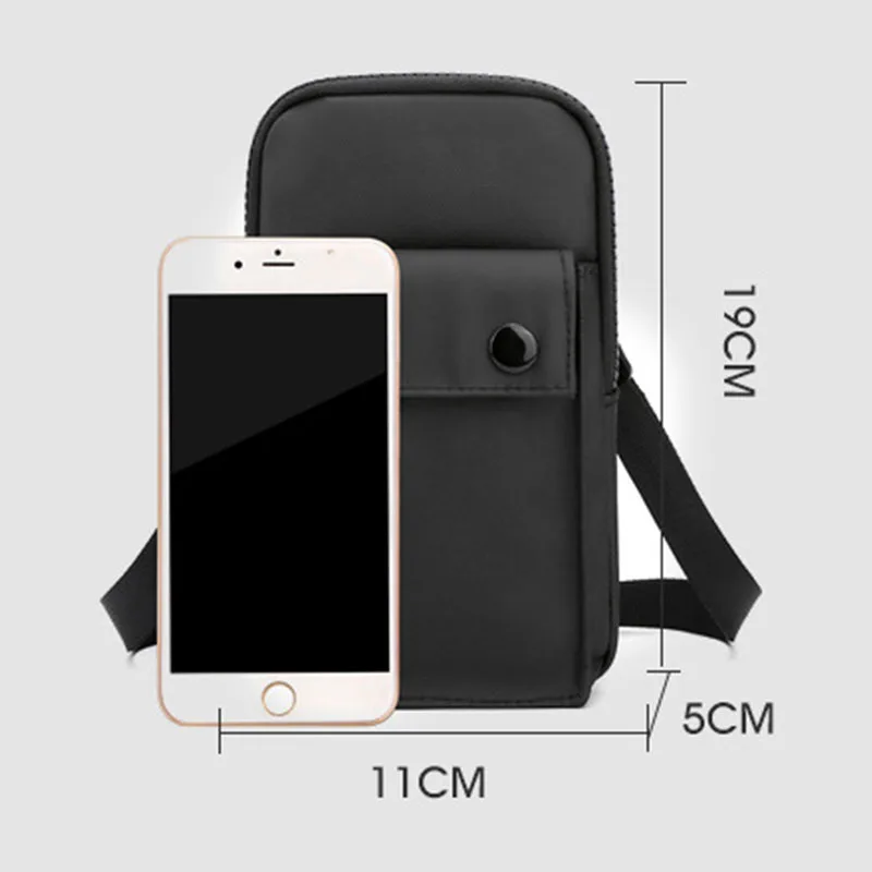 High Capacity Shoulder Male Nylon Waterproof Design Messenger  Bags Mens Fashion Mini Business Crossbody Bag Small Briefcase Men