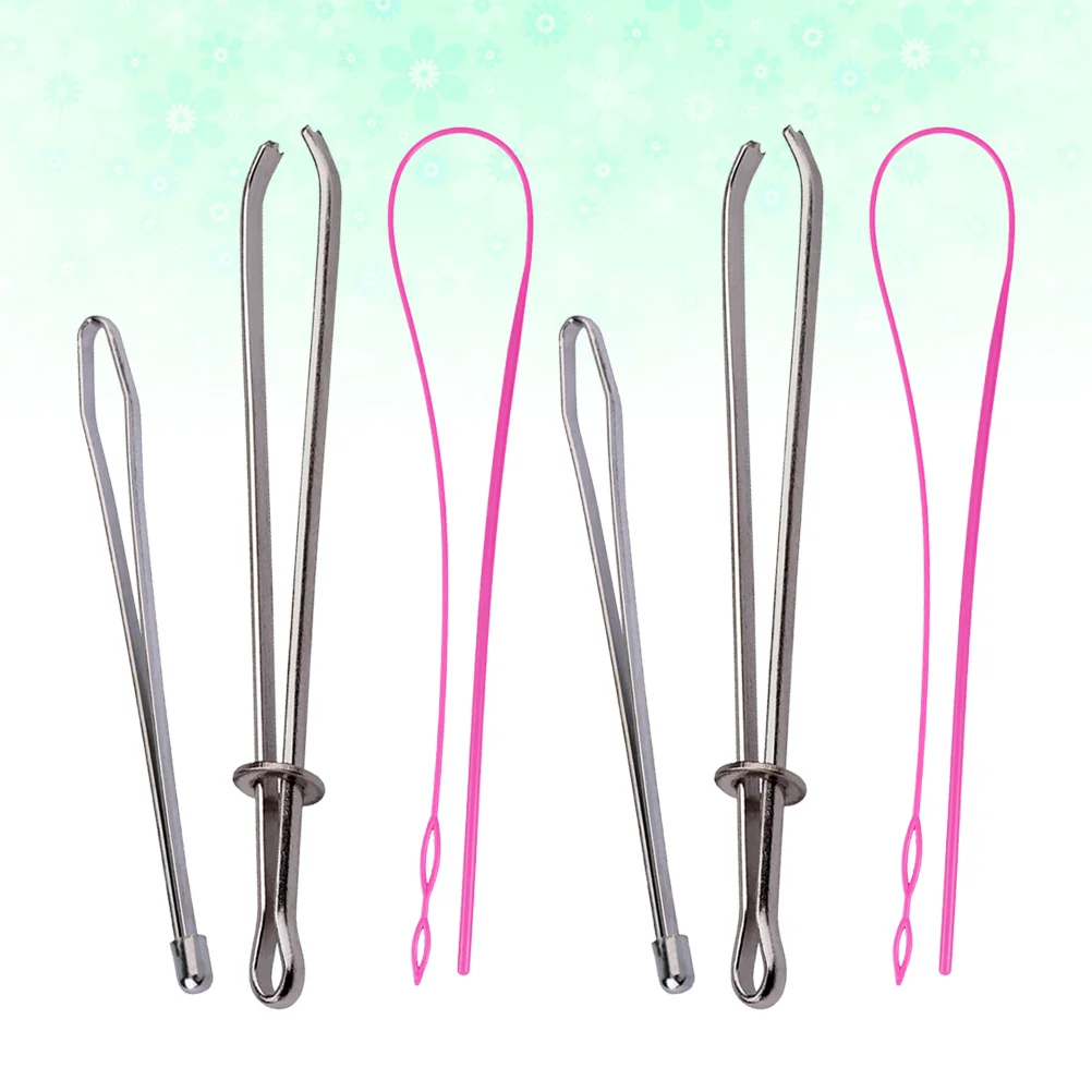 

Threader Drawstring Sewing Tool Bodkin Needle Threading Thread Easy Metal Diy Guide Replacement Craft Flexible Embroidery