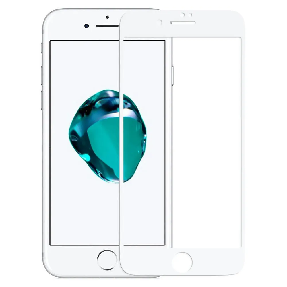 Защитное стекло П/П 4D белое для Apple iPhone SE 2 |