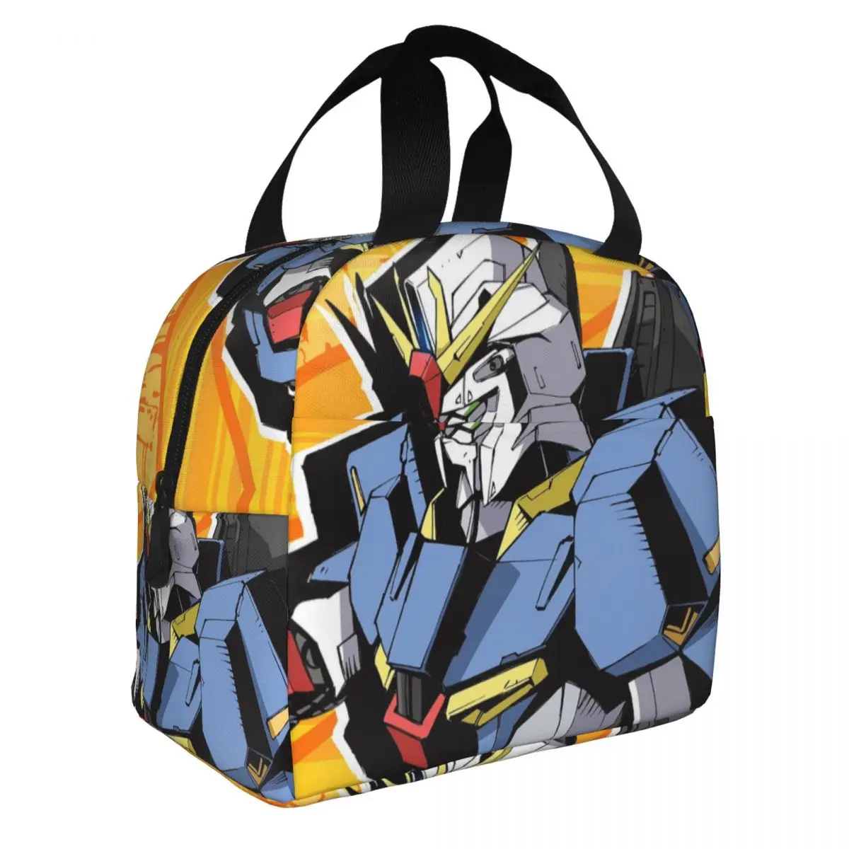 Anime - Gundam Lunch Bento Bags Portable Aluminum Foil thickened Thermal Cloth Lunch Bag for Women Men Boy