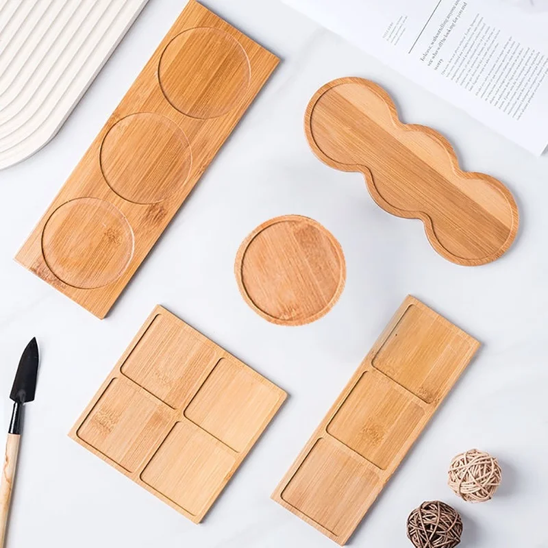 Деревянное мыло искусственное столешница бутылки органайзер держатель Круглый