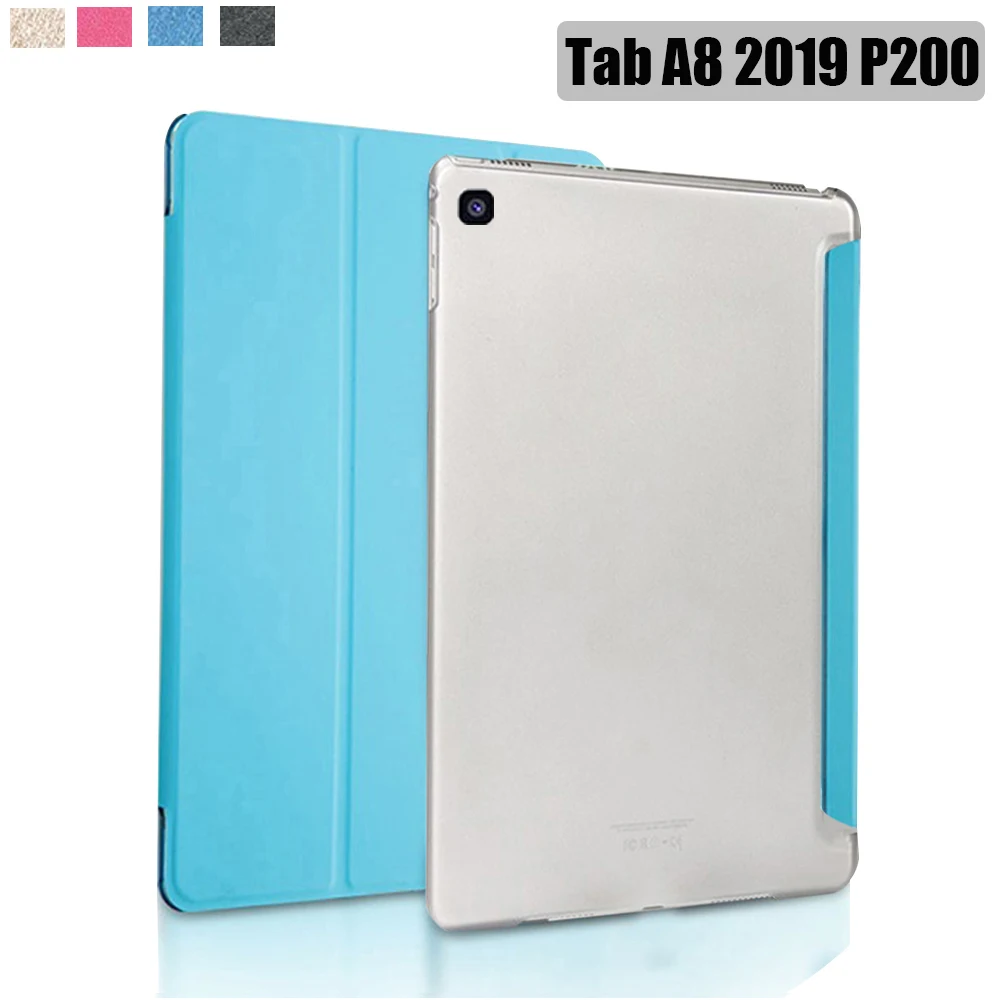 

8.0'' Folio Coque for Samsung Galaxy Tab A 8.0 2019 SM-T290 T295 T297 Case Smart PU Auto-Sleep for Samsung Tab A8 P200 Cover