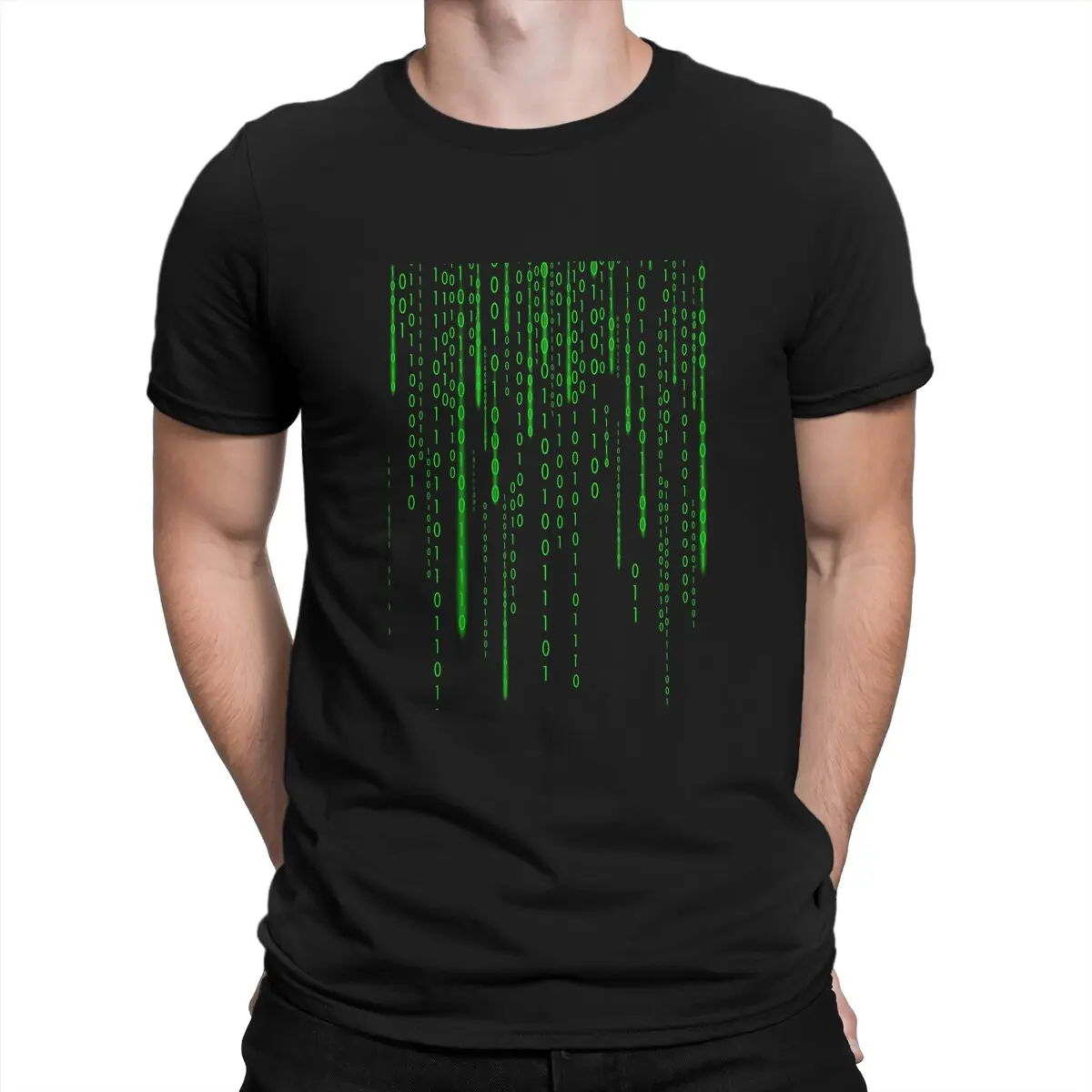

Code Movie The Matrix Men T Shirt Fibre Gothic Crewneck TShirt Harajuku