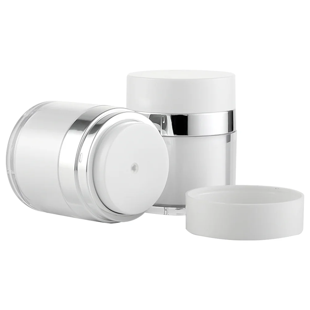 

Pump Bottle Airless Jar Cream Empty Refillable Container Makeup Jars Lotion Bottles Containers Travel Dispenser Vacuum Lip Face