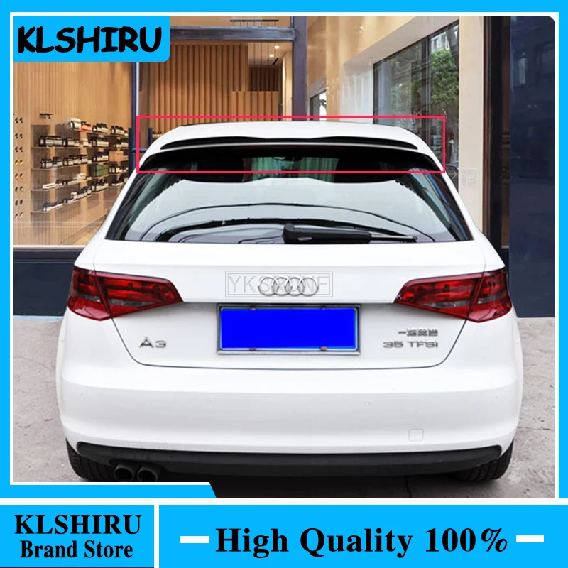 Цветной Автомобильный спойлер из углеродного волокна для Audi A3 Sportback aleron 2014 2015 2016