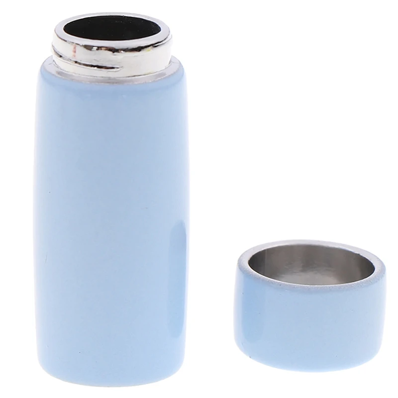 

1:6 Dollhouse Miniature Thermos Cups Miniature Food Scene Doll House Accessories Thermo Water Cup Dollhouse Decor