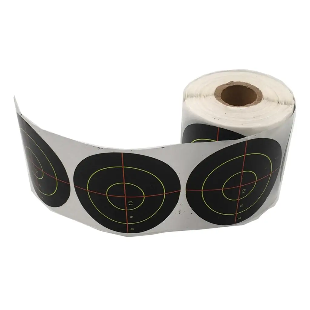 

250Pack High Visibility Reactive Splatter Paper Target Stickers