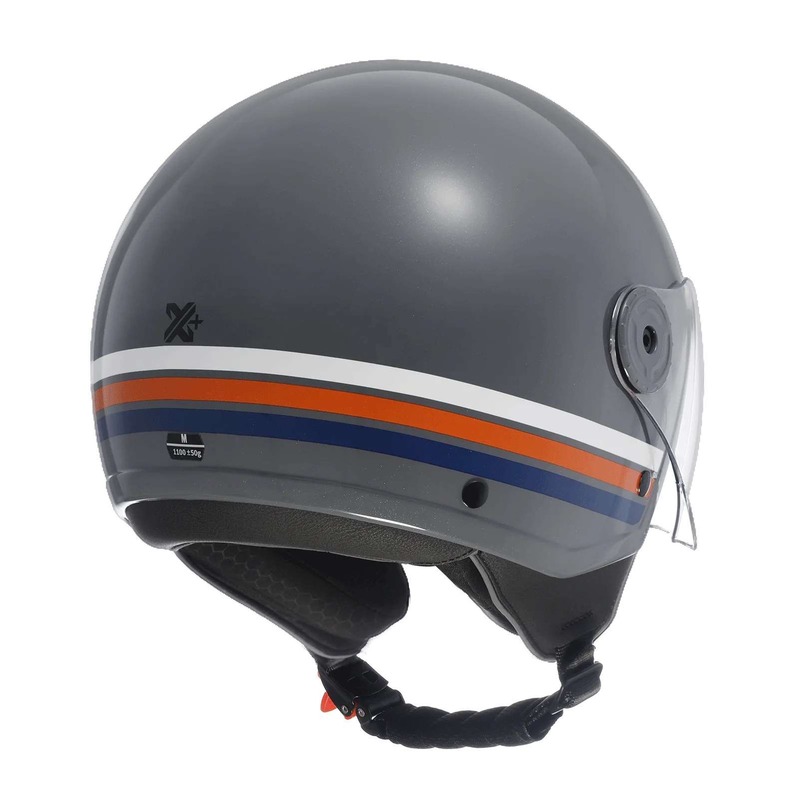 Ретро полуоткрытый мотоциклетный шлем электрический для скутера 3/4 Jet летний