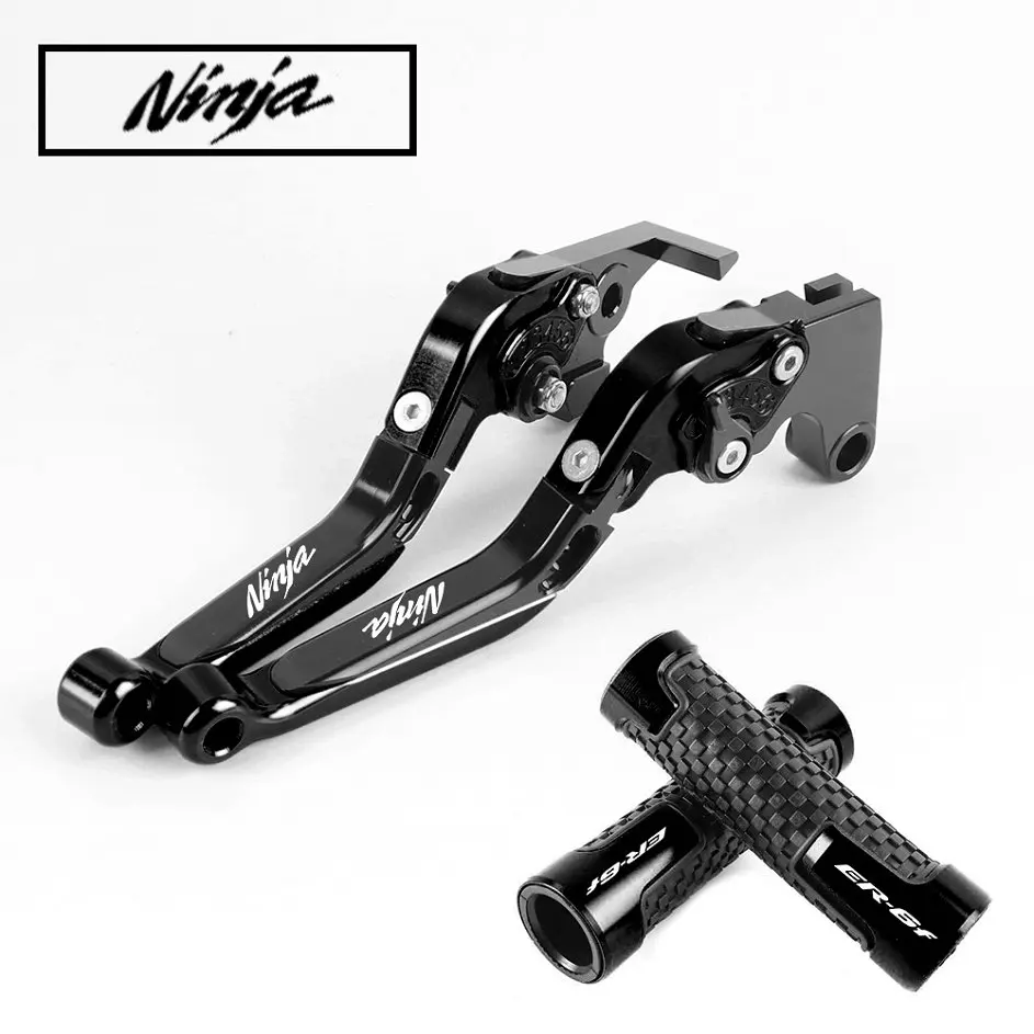 

CNC Adjustable Brake Clutch Levers Handlebar Grip Handle Hand Grips For KAWASAKI NINJA ZX7R 1989-2003 ZX9R ZX-9R 1994-1997
