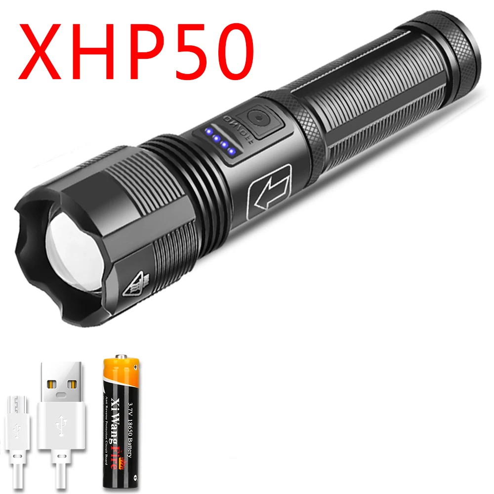 

Тактический фонарь XHP70.2 XHP50.2 алюминиевый перезаряжаемый