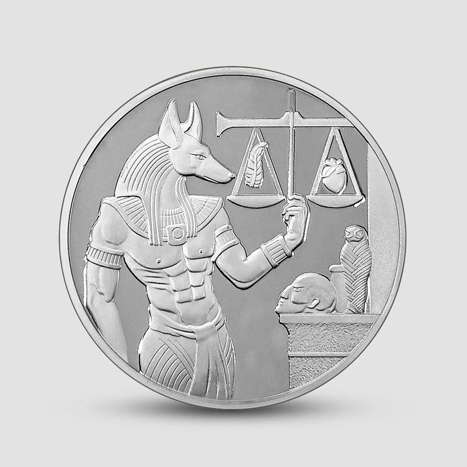 

Lover Collection Gold Plated Egypt Death Protector Anubis Coin Egyptian God Of Death Copy Coins Commemorative Coins