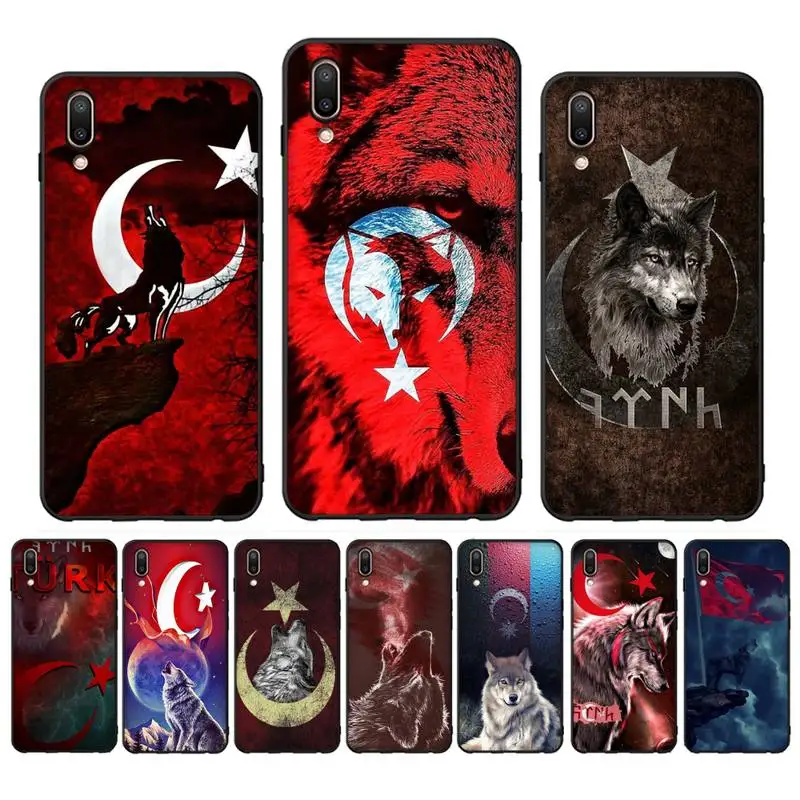 

Republic Of Turkey Flag Phone Case Case For Oppo Reno Realme C3 6Pro Cover For vivo Y91C Y17 Y19