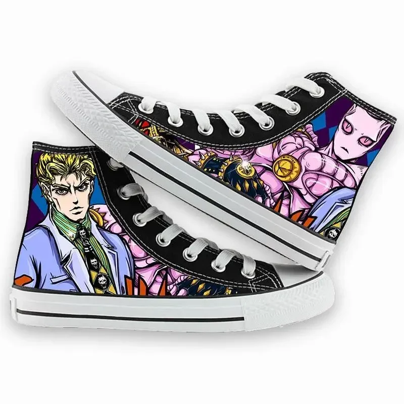 Холщовая обувь JoJo's Bizarre Adventure кроссовки в стиле аниме повседневный костюм для
