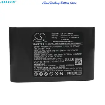 Cameron Sino 5000mAh Battery for Dyson DC31 Animal, DC34 Animal, DC35 Multi floor,DC44 Animal, DC45,DC56, NOTE: battery is 22.8V
