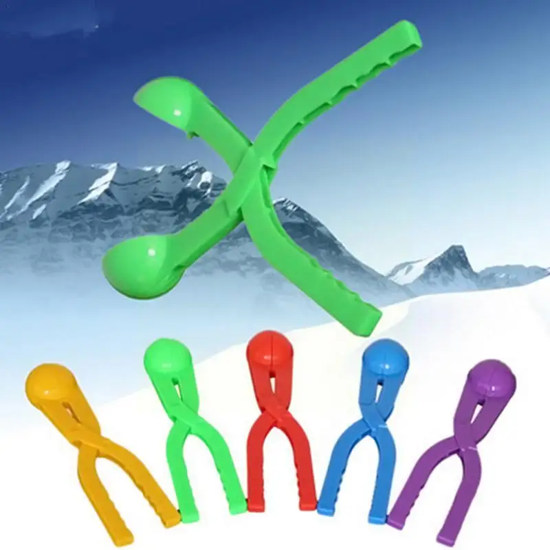 

Snowball Maker Clip For Kids Adult Snowflake Shape Clip Tongs For Children Outdoor Sand Snow Ball Mold Toys Fight Sports To R1L8