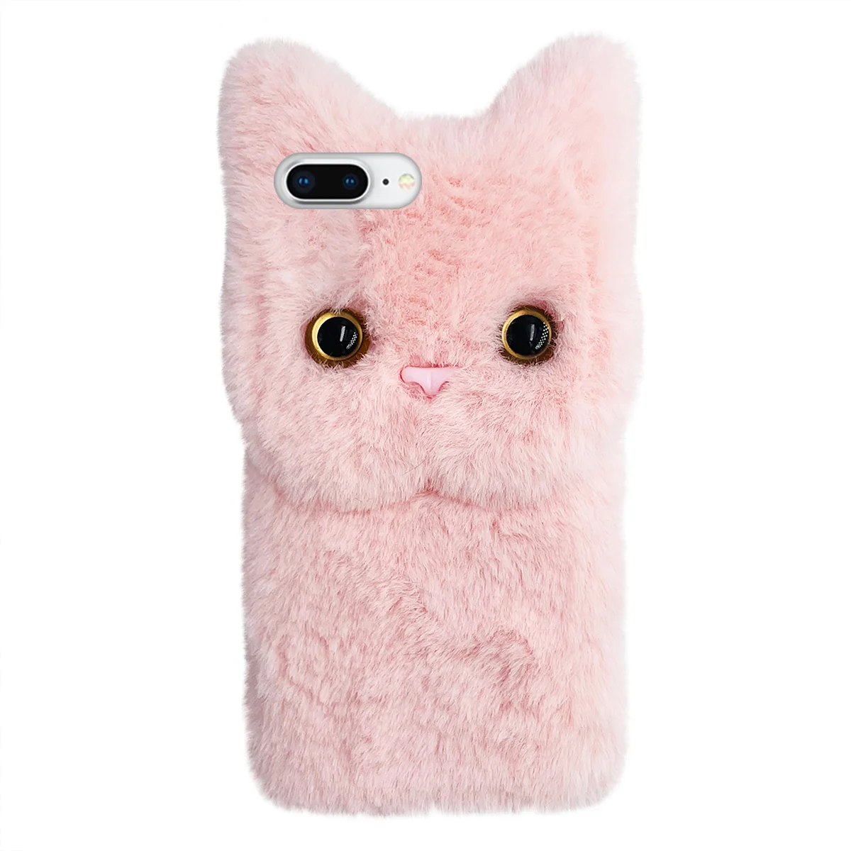 

Plush Cat Case Fluffy Protector Compatible with iPhone 7 Plus/8 Plus