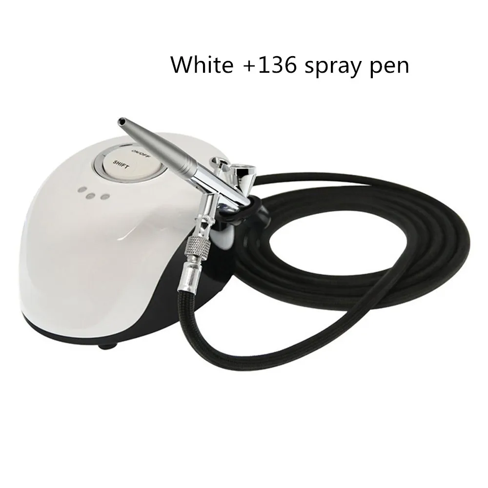 Home Portable Water Oxygen Meter Rejuvenation Spray Rehydration Beauty Nail Painting Coloring Airbrush Air Pump Set |