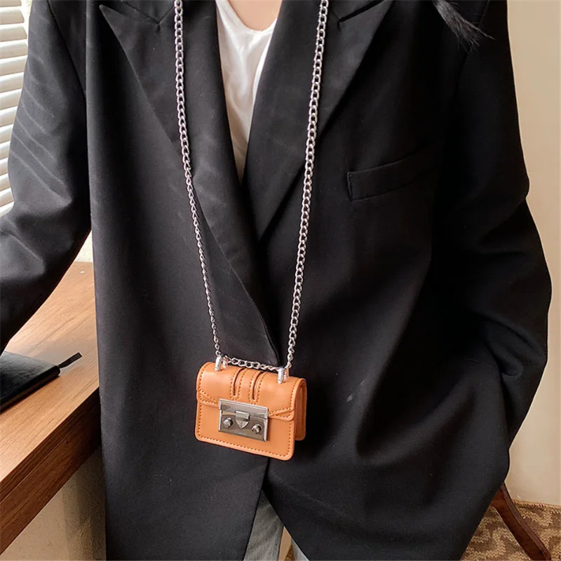 

Super Mini Women's Square Bag Purses and Handbags Luxury Lipstick Box PU Leather Shoulder Crossbody Bags for WomenTrended