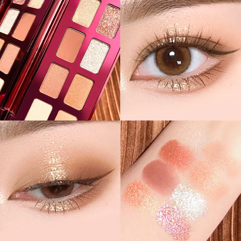 

8 цветов Тени для век пластина земли цвет Ins Супер Горячие Блестки блестящая нишевая дешевая