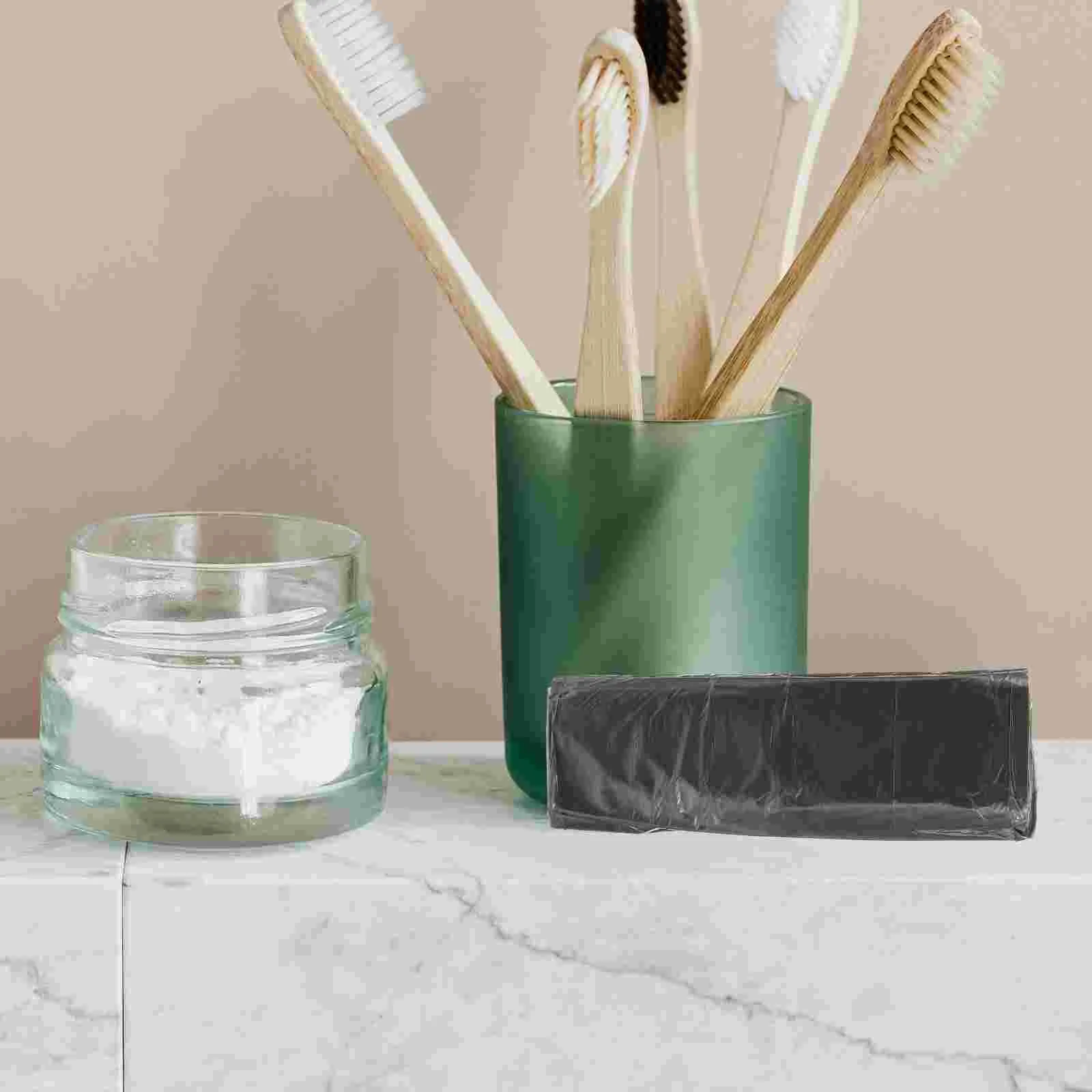 

5 Rolls Plastic Trash Bags Kitchen Trash Bags Bathroom Garbage Bags for Home