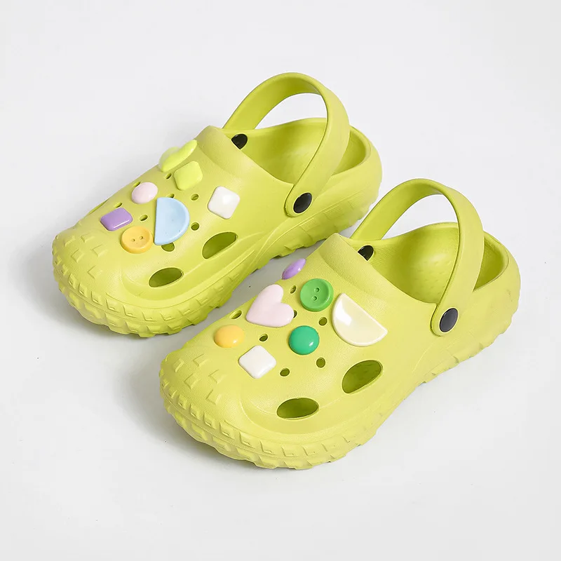 

Croc Beach Hole Shoes Cute Women Summer Slippers Comfortabl Sole Sandals Cave Hole Female Garden Shoe Summer Beach Sandals Girls