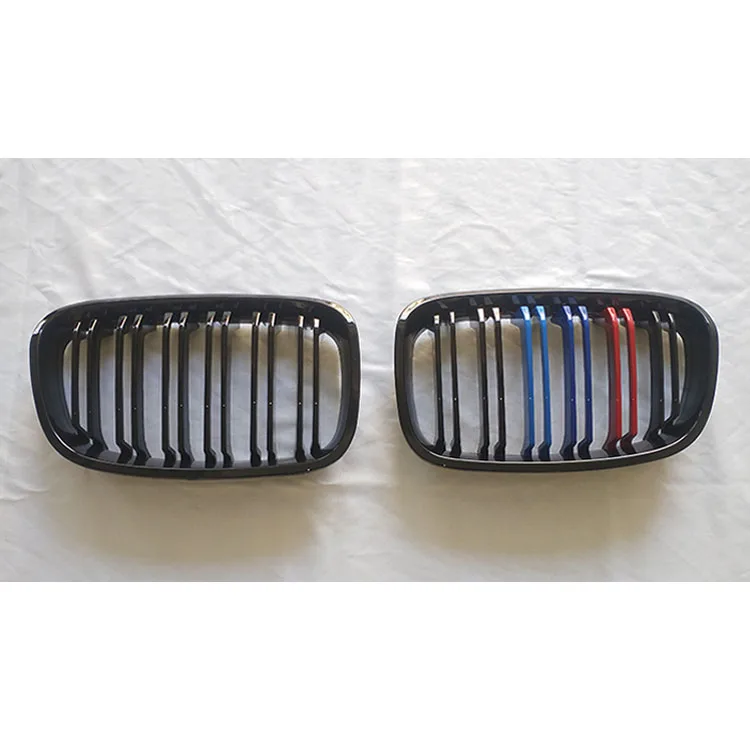 

Auto Parts Cover Dual-slat Gloss Black Front Grille For 1 Series F20