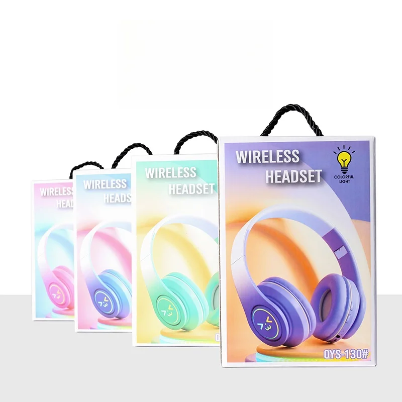 2619016 Беспроводные Bluetooth-наушники SONY для компьютера с RGB-подсветкой, светящимся смайликом, шумоподавлением, игровая гарнитура для геймеров, с усиленными басами, для спорта (art.: 3920dbc26b8a2) - 3920dbc26b8a2